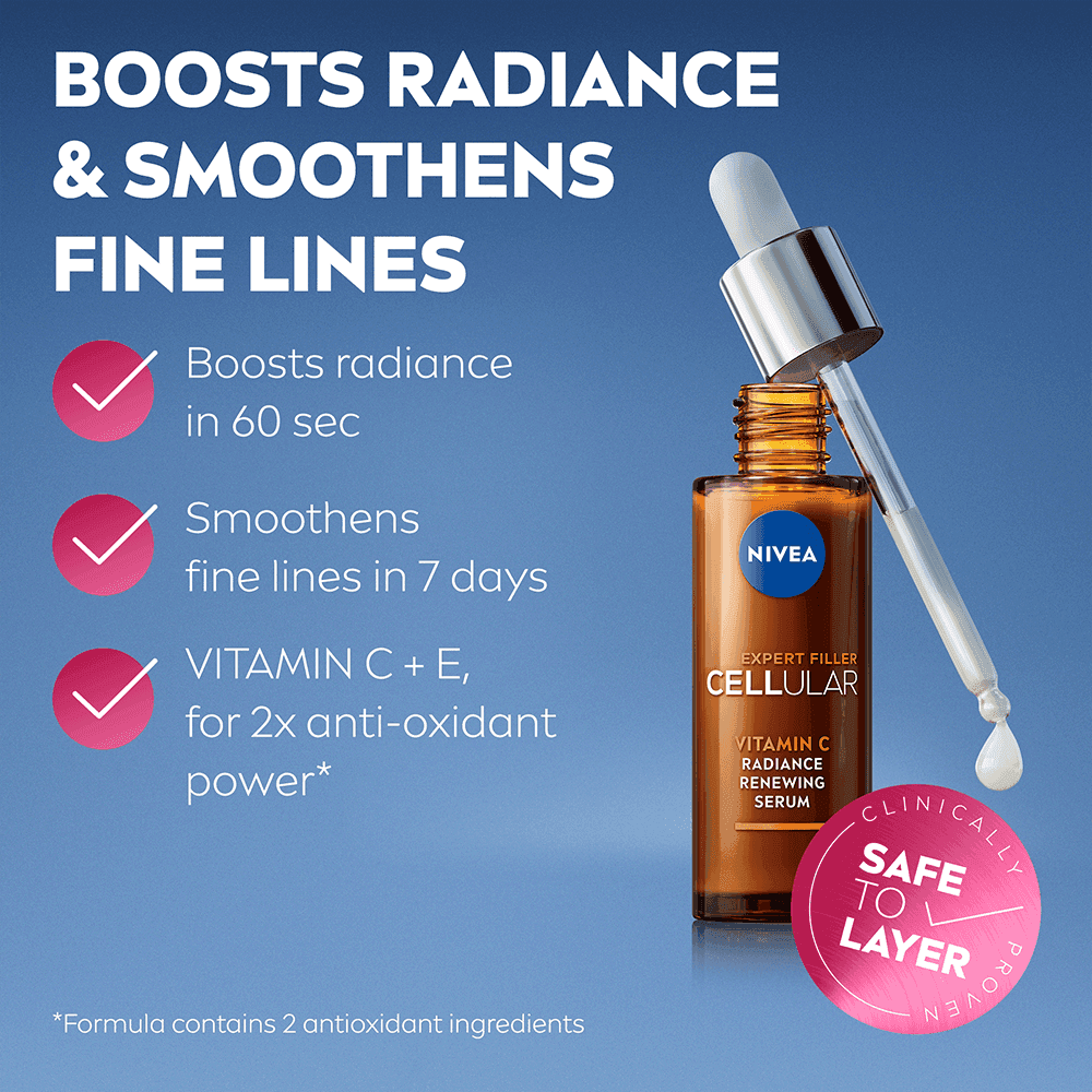 NIVEA Serum Cellular Expert Filler Vitamin C Radiance 30 ml - produktbild 2