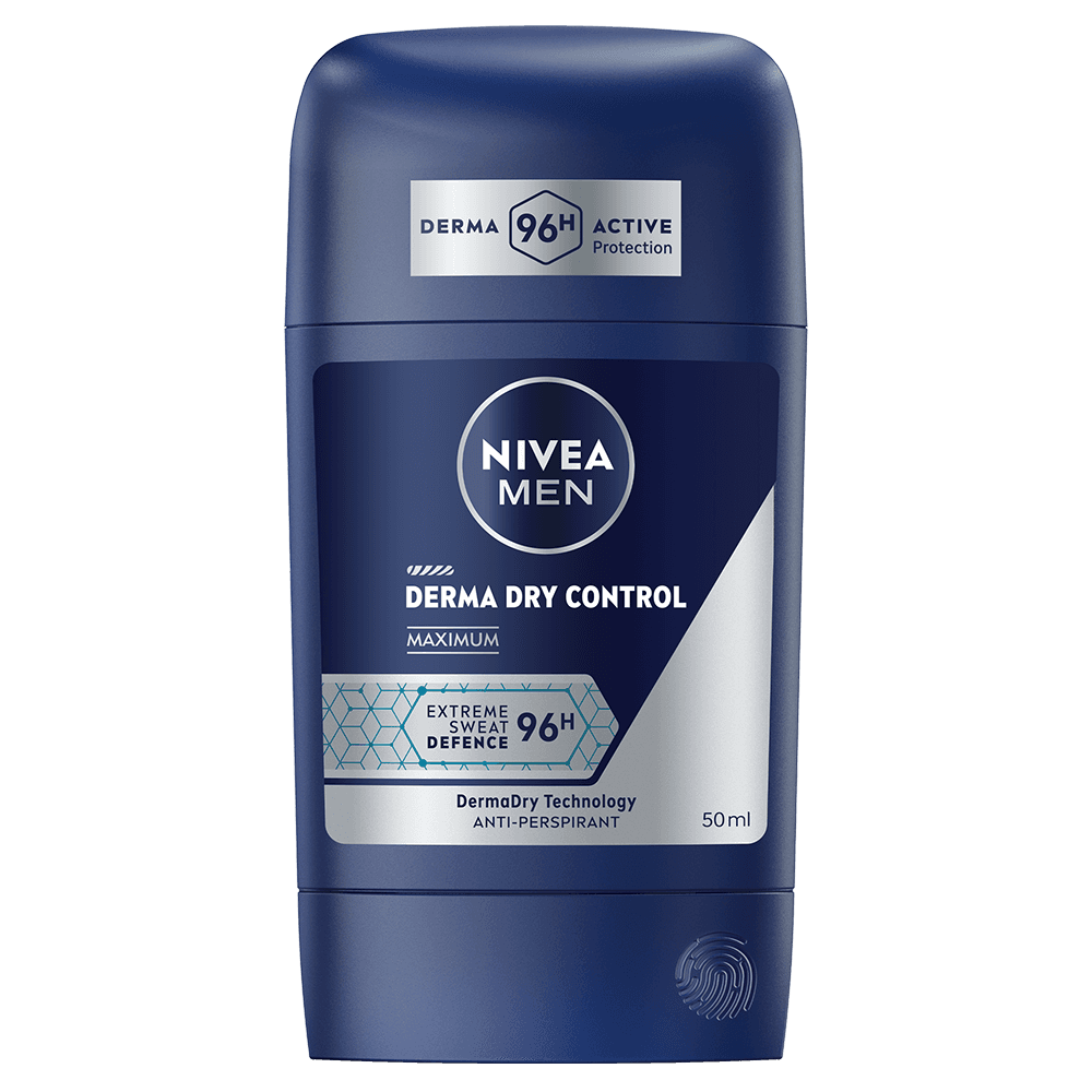 NIVEA MEN Antiperspirant Deo Stick Derma Dry Control Maximum 50 ml
