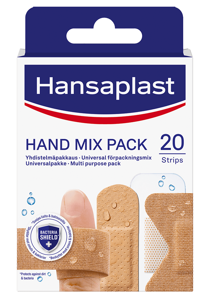 Hansaplast Hand Mix Pack 20 st