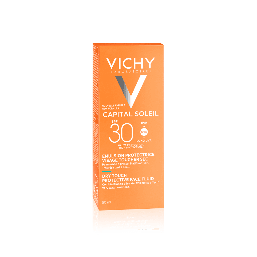 Vichy Capital Soleil Dry Touch Protective Face Fluid SPF30 50 ml - produktbild 2