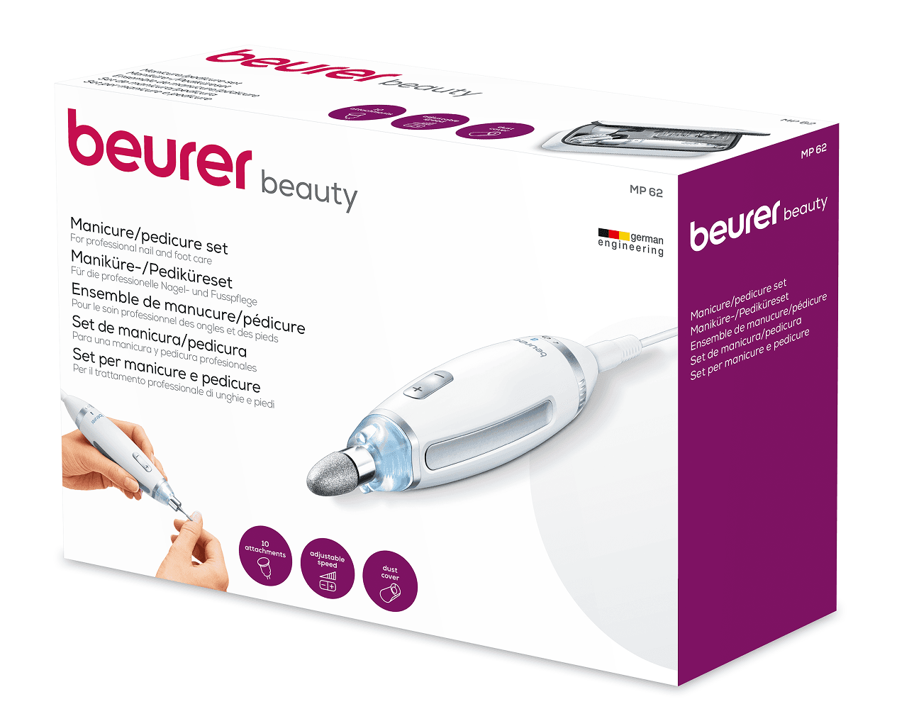 Beurer MP 62 Manikyr- & Pedikyrset - produktbild 2