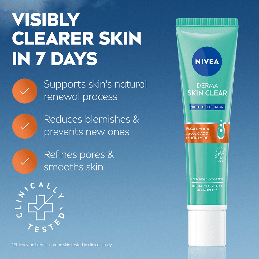 NIVEA Derma Activate Night Exfoliator 40 ml - produktbild 2