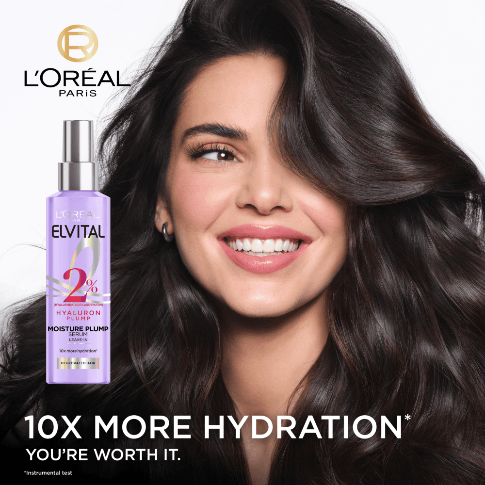 L'Oreal Paris Elvital Hyaluron Plump Leave-in Spray 150ml - produktbild 3