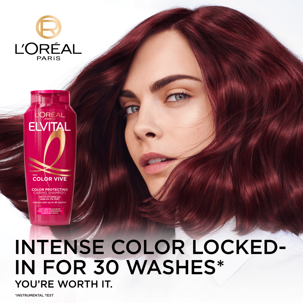 L'Oréal Paris Elvital Color Vive Caring Schampo 250 ml - produktbild 2