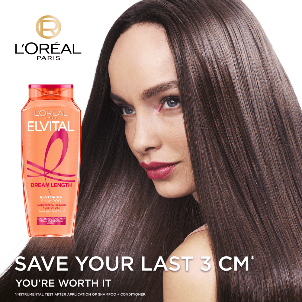 L'Oréal Paris Elvital Dream Length Restoring Schampo 250 ml - produktbild 2