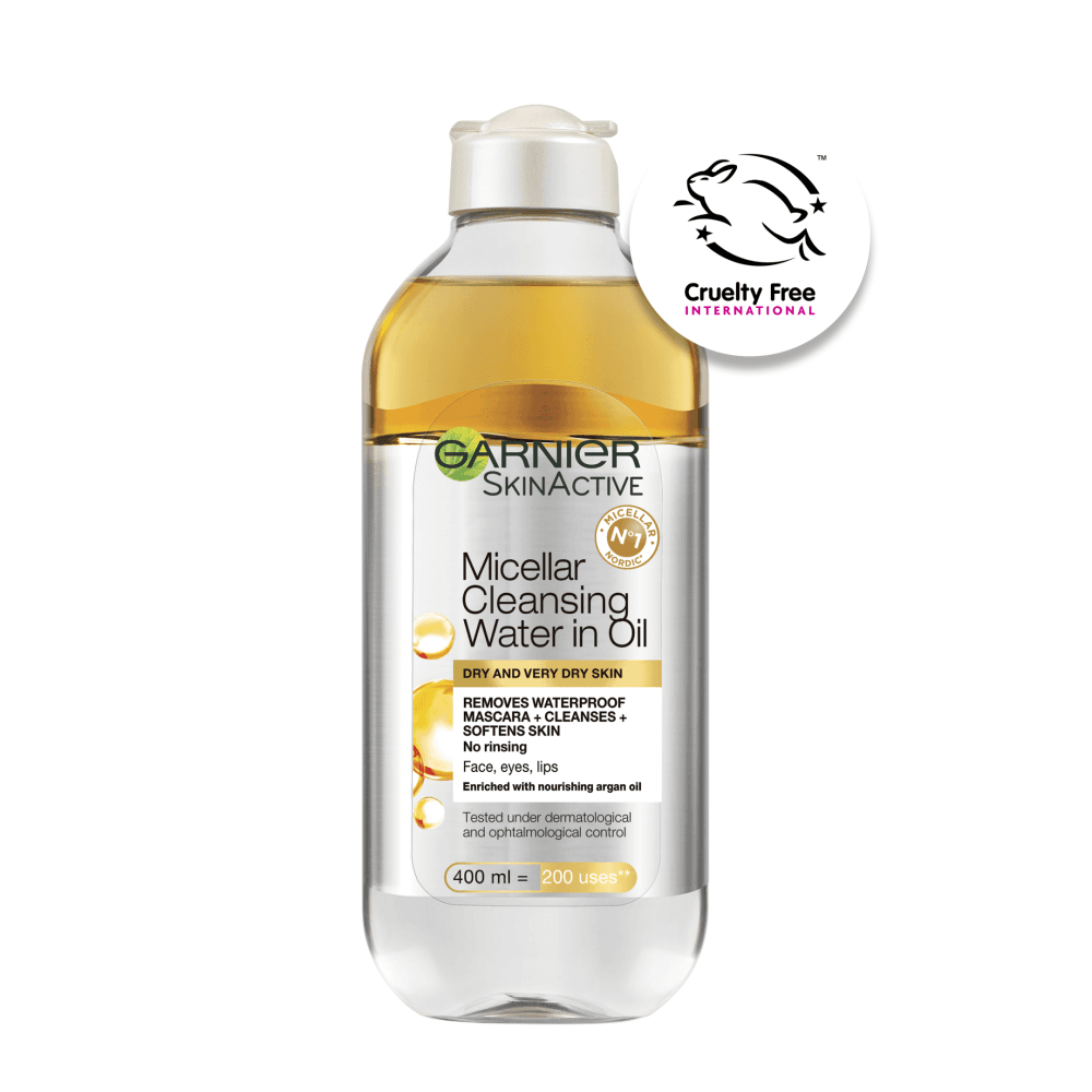 Garnier Micellar Cleansing Water-in Oil All-in-1 Micellärvatten 400 ml - produktbild 2