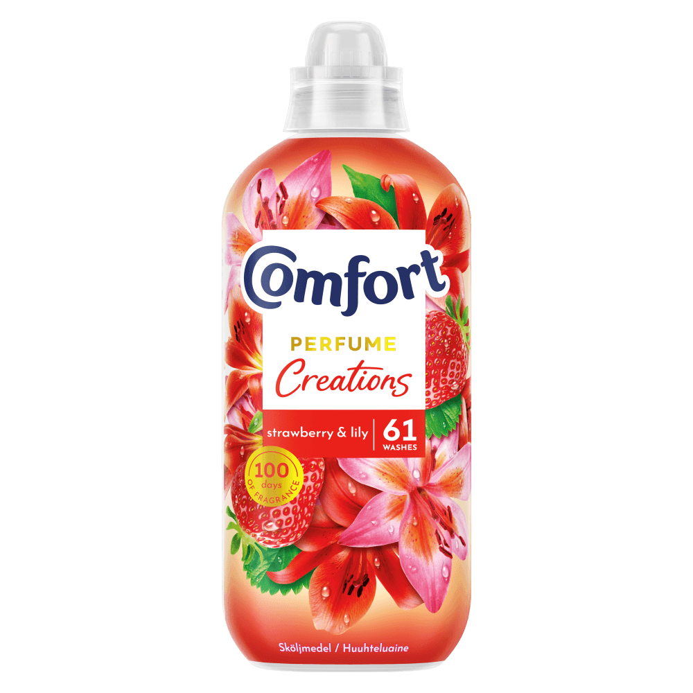 Comfort Sköljmedel Perfume Creations Strawberry & Lily 1100 ml