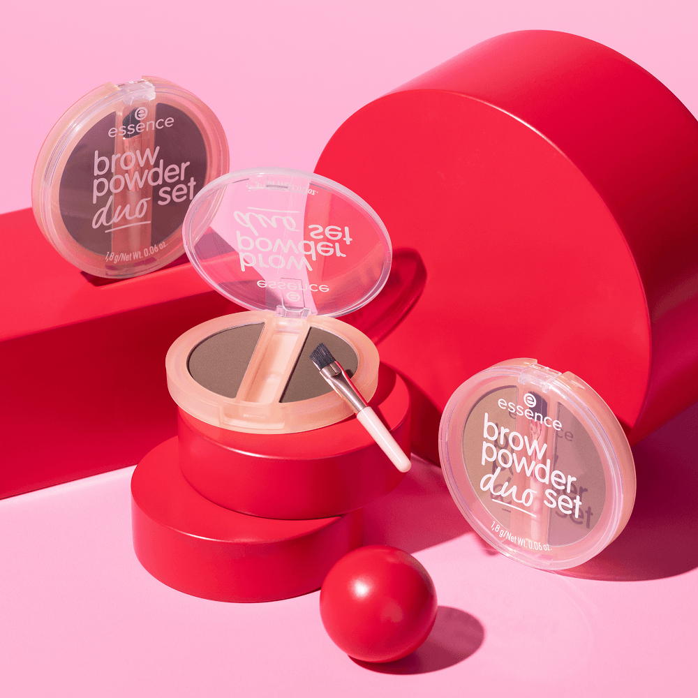 essence Brow Powder Duo Set 02 Medium 1,8 g - produktbild 3