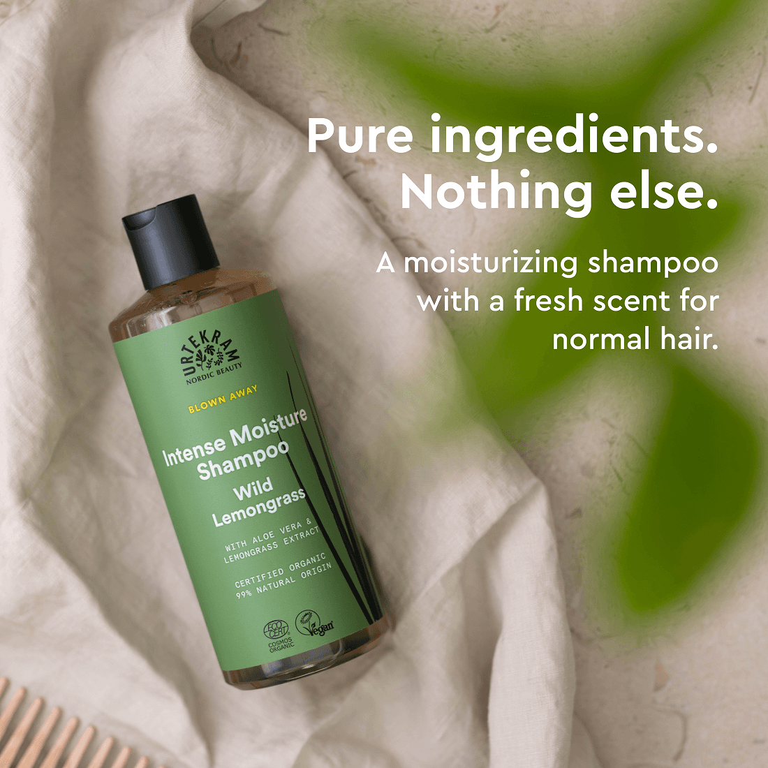 Urtekram Wild Lemongrass Shampoo Organic 500 ml 2