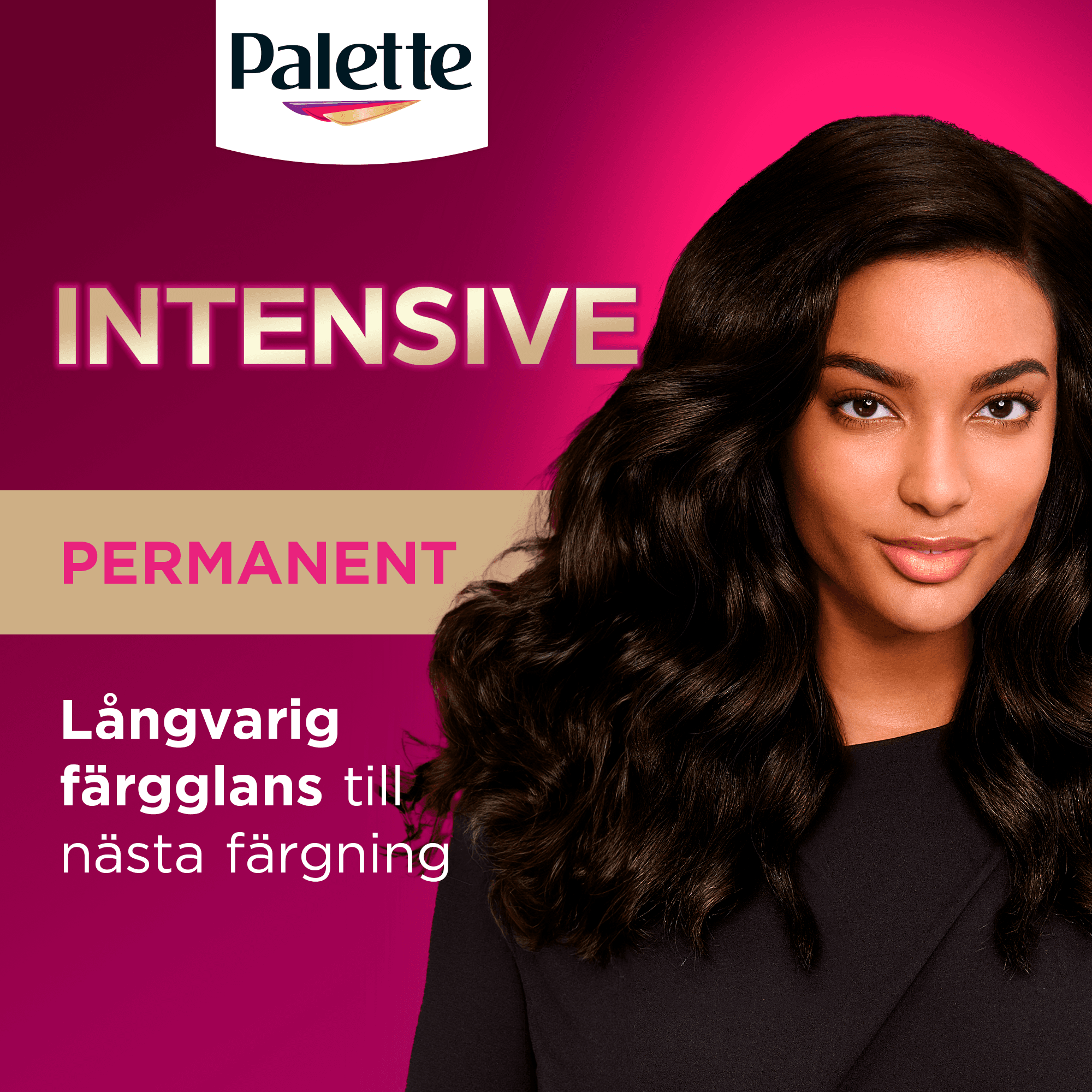 Palette Intensive Creme Coloration 3-0 Mörkbrun 3