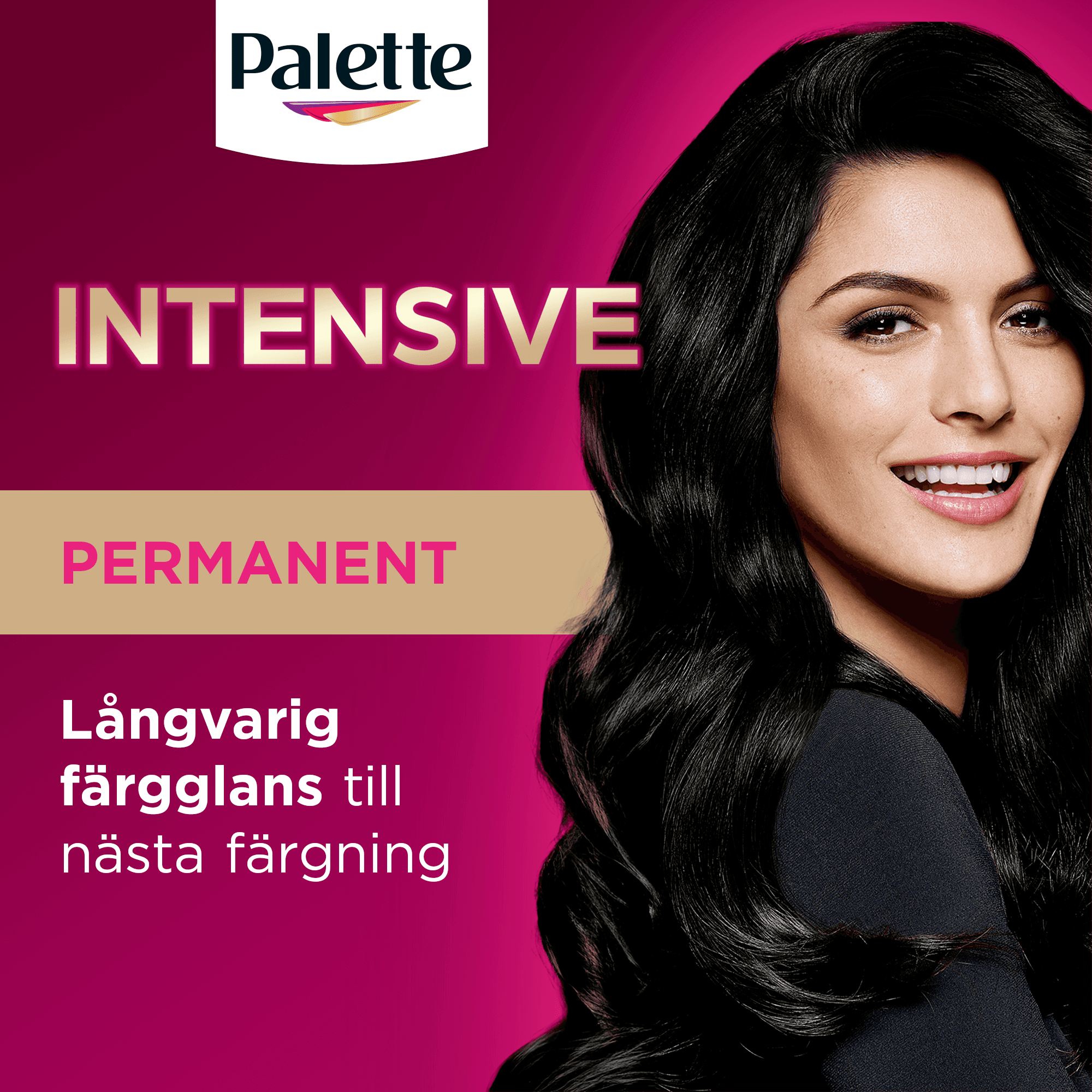 Palette Intensive Creme Coloration 4-0 Mellanbrun 2