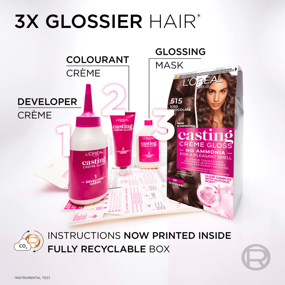 L'Oréal Paris Casting Crème Gloss Semi-Permanent Hårfärg 600 Dark Blonde - produktbild 3