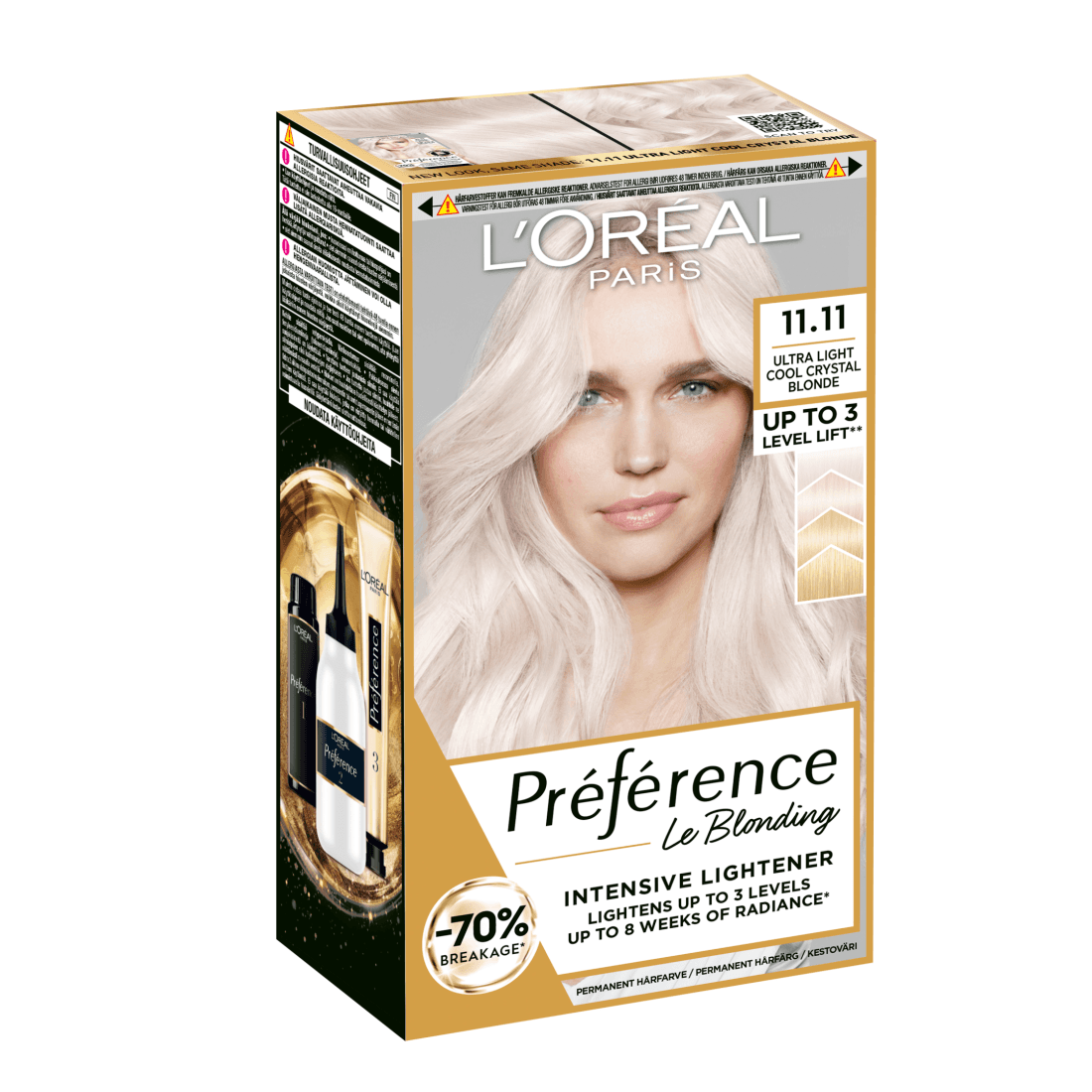 L'Oréal Paris Préférence Le Blonding Permanent Hårfärg 11.11 Oslo - produktbild 2
