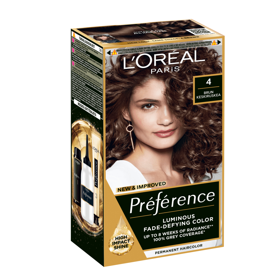 L'Oréal Paris Préférence Permanent Hårfärg 4 Tahiti - produktbild 2