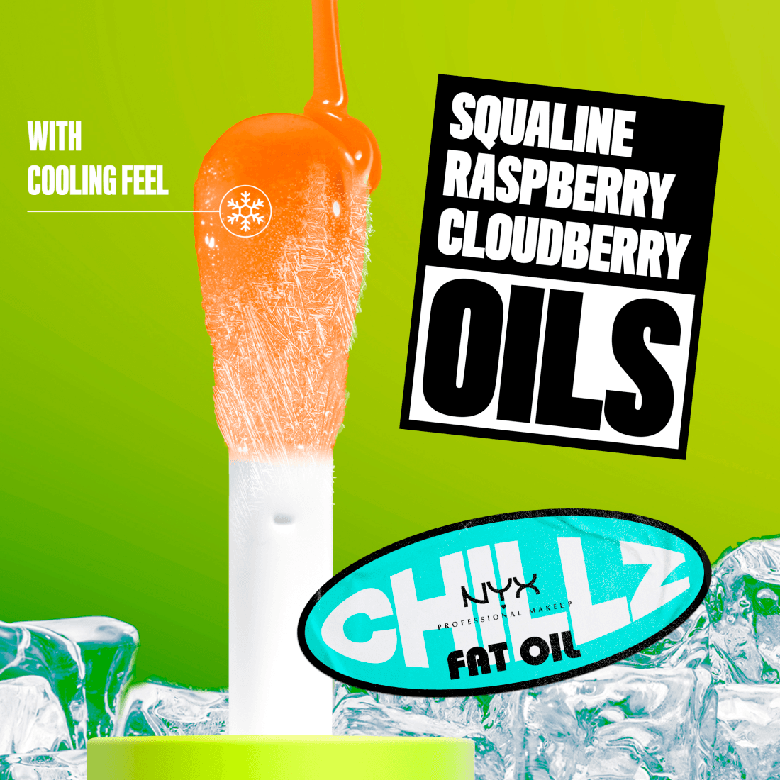 NYX Professional Makeup Fat Oil Chillz Lip Drip Läppolja 15 Citrus Chiller 4,8 ml - produktbild 4