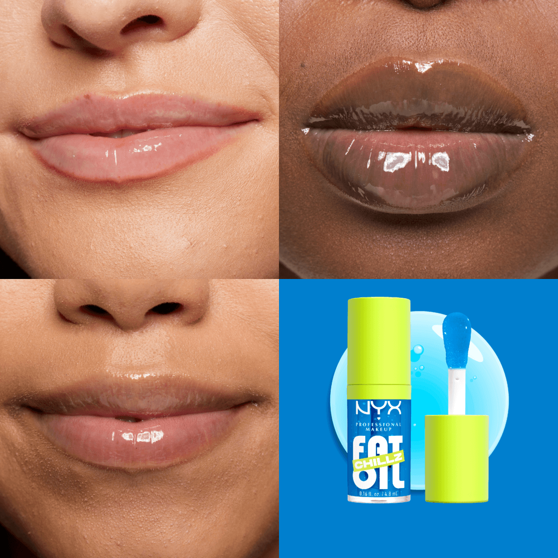 NYX Professional Makeup Fat Oil Chillz Lip Drip Läppolja 18 Polar Peppermint 4,8 ml - produktbild 2