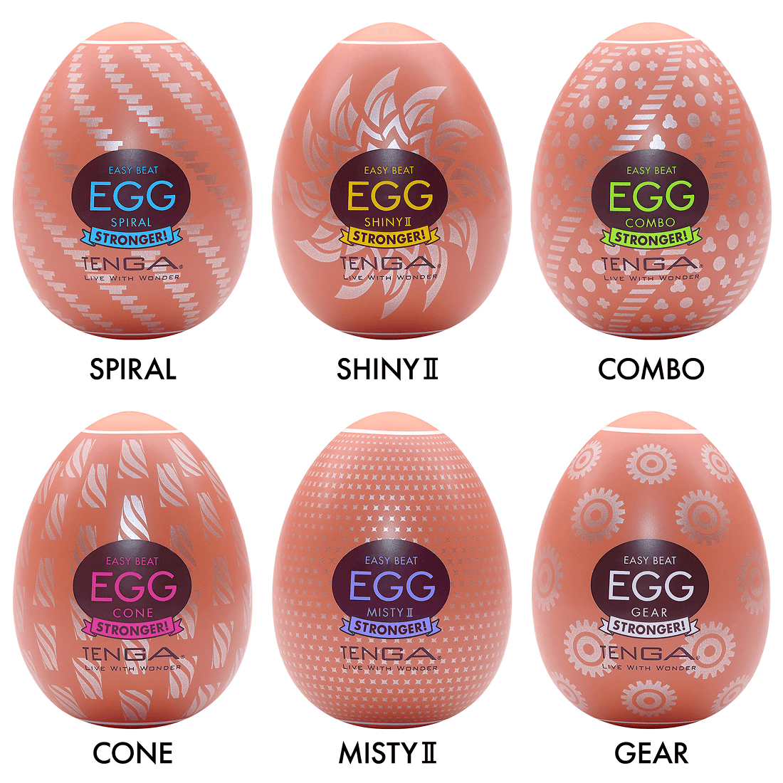 Tenga Egg Shiny II Onanihjälpmedel för män 4
