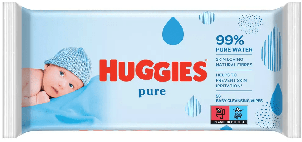 Huggies Wipes Pure 56 st 2