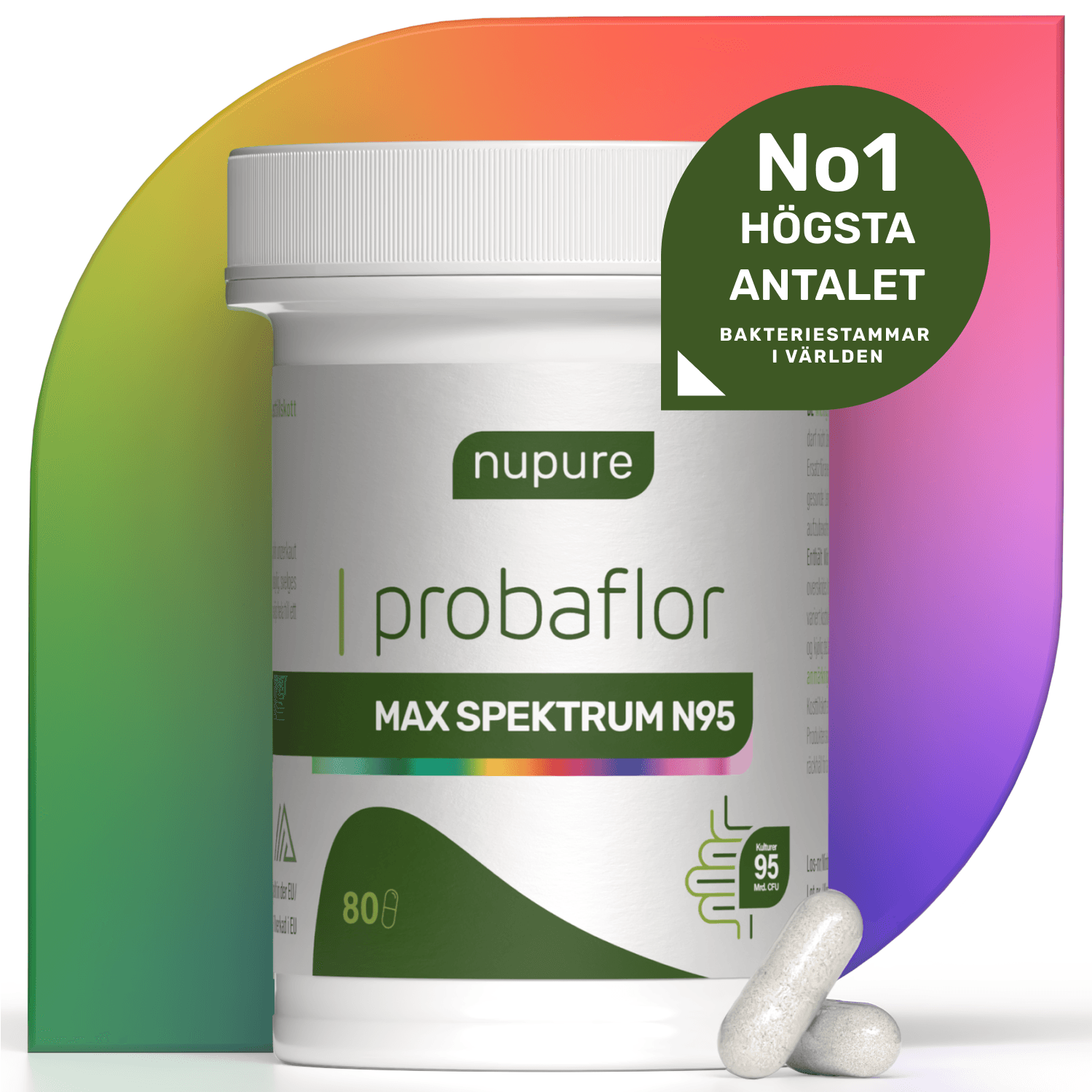 Nupure Probaflor MAX Spektrum N95 30 kapslar 2
