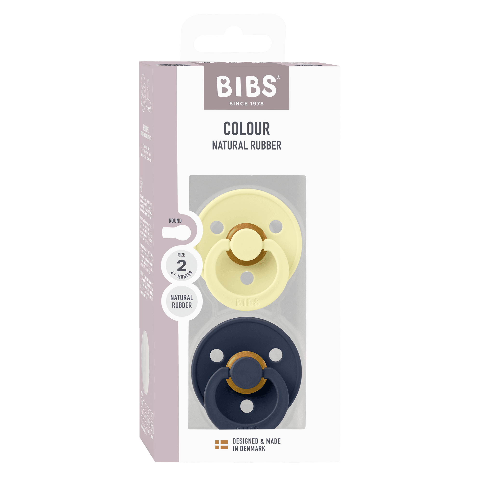 BIBS Colour Latex Size 2 Luna/Deep Space 2-pack - produktbild 2