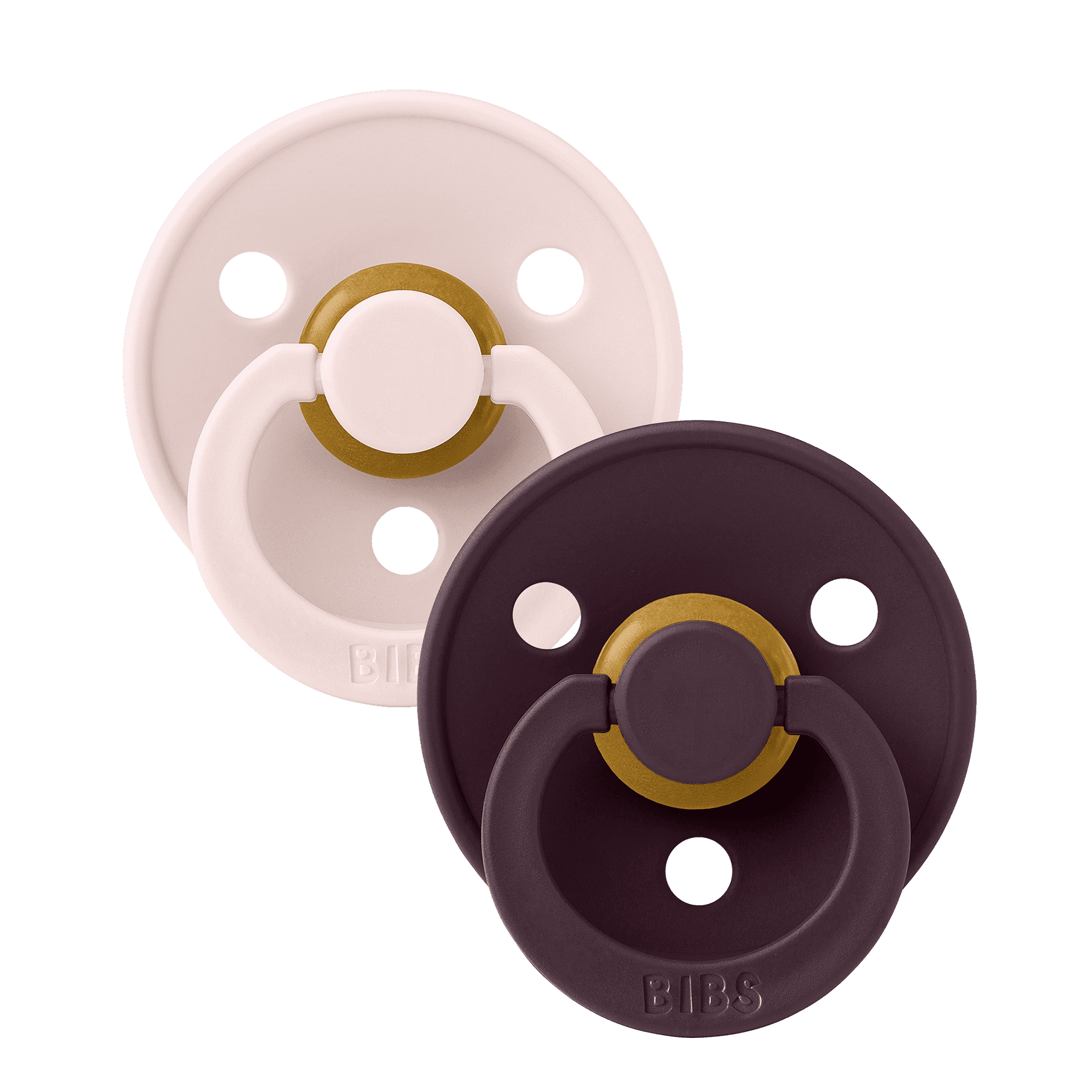 BIBS Colour Latex Size 2 Petal/Plum 2-pack - produktbild 4