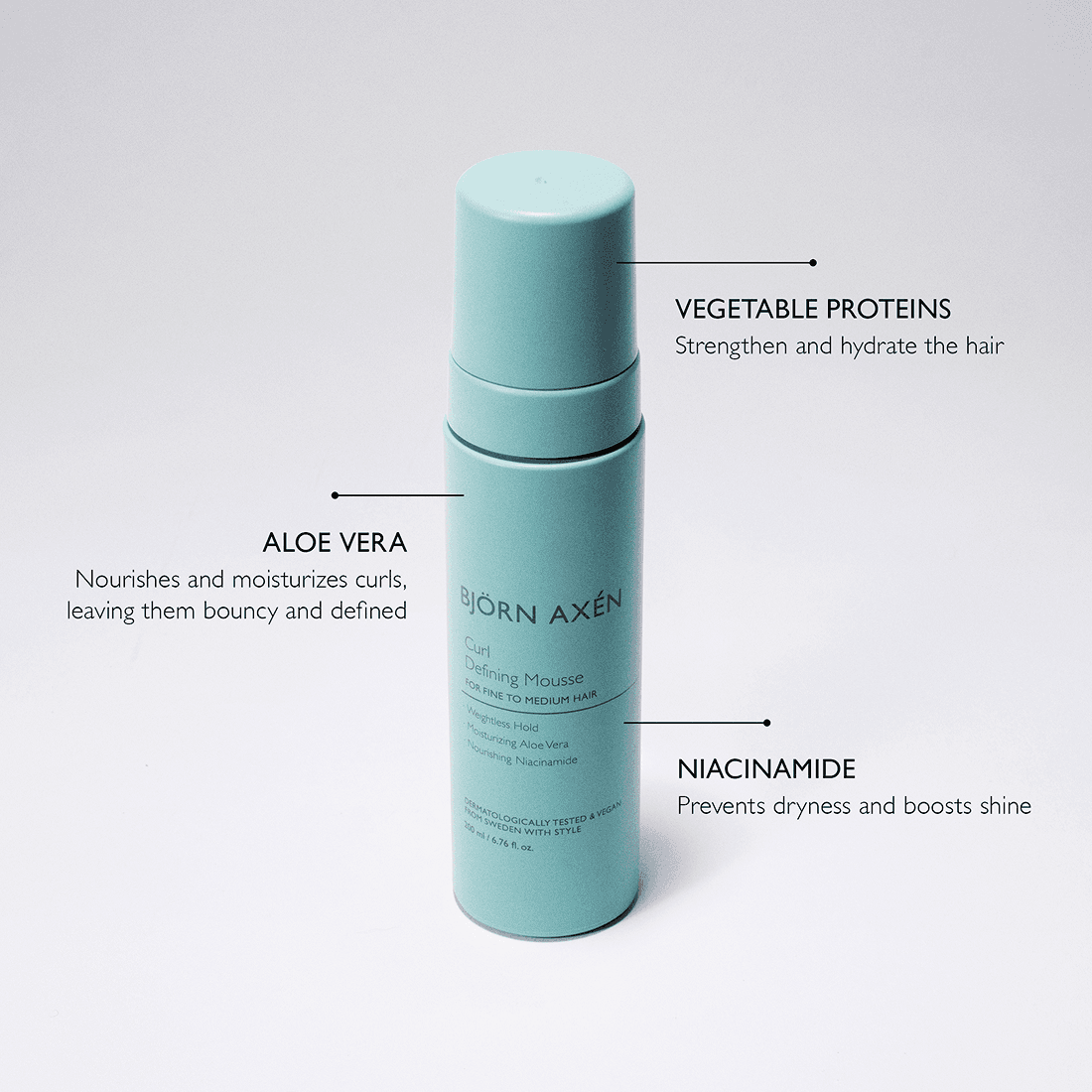 Björn Axén Curl Defining Mousse 200 ml - produktbild 2