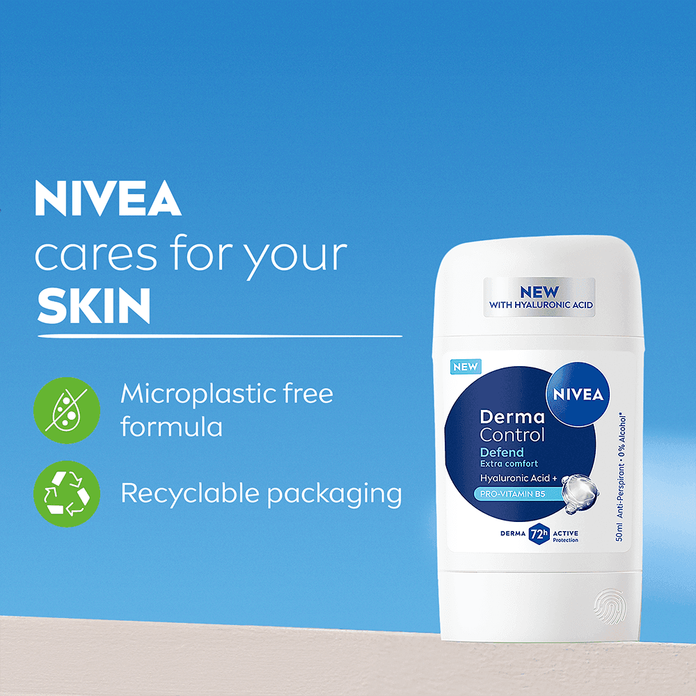 NIVEA Antiperspirant Deo Stick Derma Control Defend 50 ml - produktbild 5