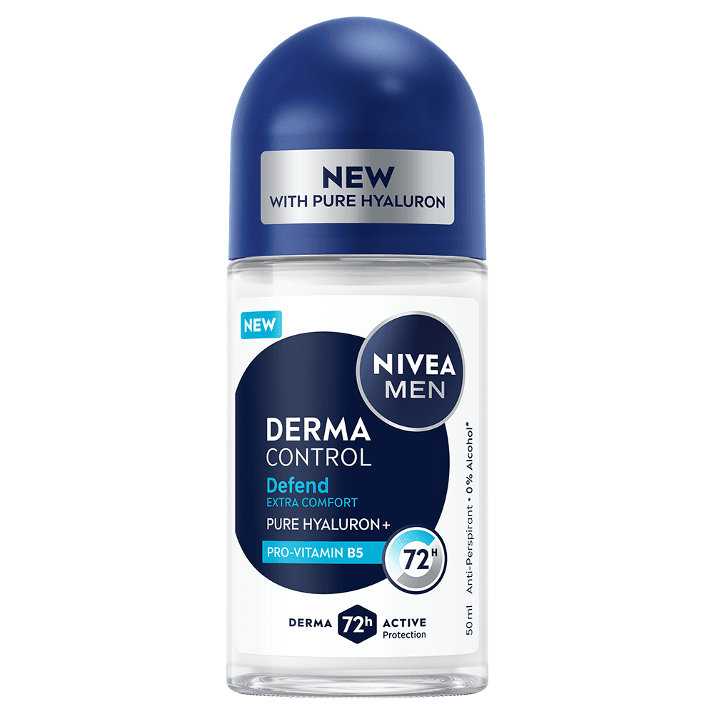 NIVEA MEN Antiperspirant Deo Derma Control Defend Roll On 50 ml