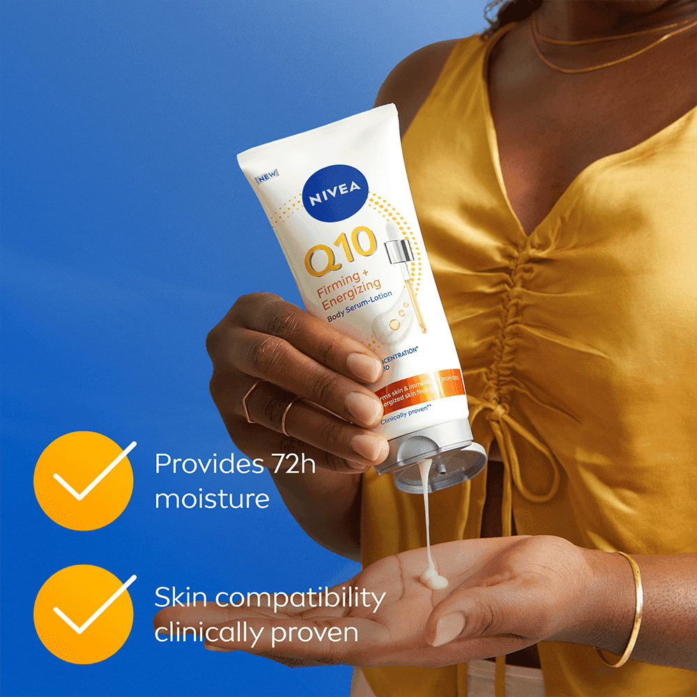 NIVEA Body Serum Lotion Q10 Firming Energizing 200 ml - produktbild 4