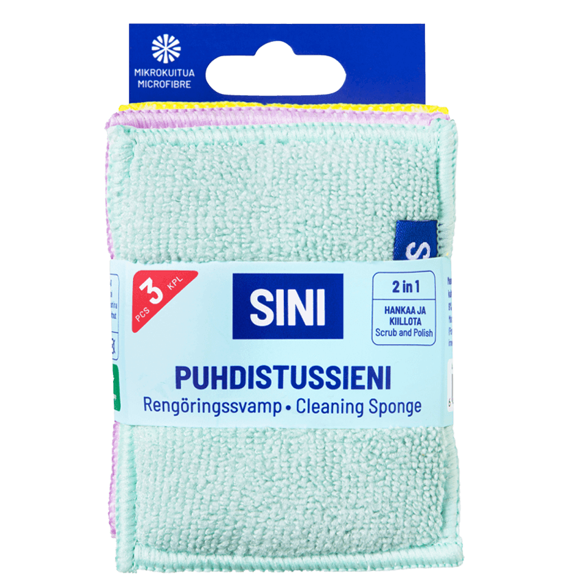SINI Rengöringssvamp 3 st