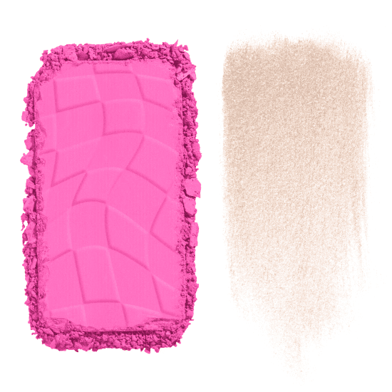 NYX Professional Makeup Buttermelt Face Palette Blush/Highlighter Light/Medium - produktbild 3