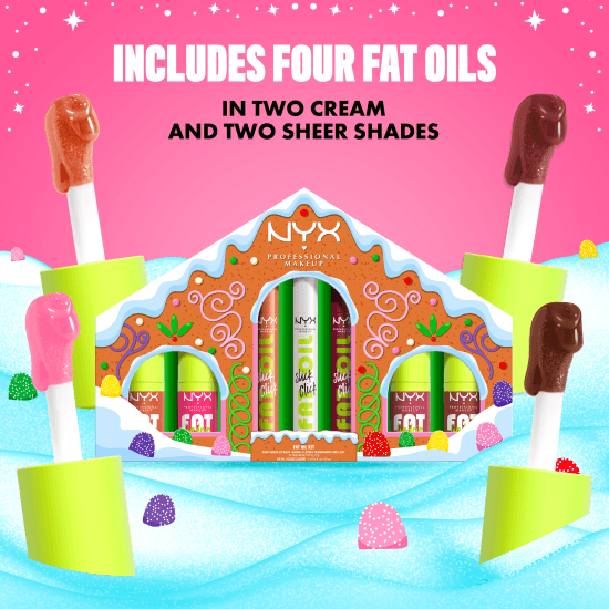 NYX Professional Makeup Fat Oil Gingerbread House Kit - produktbild 4
