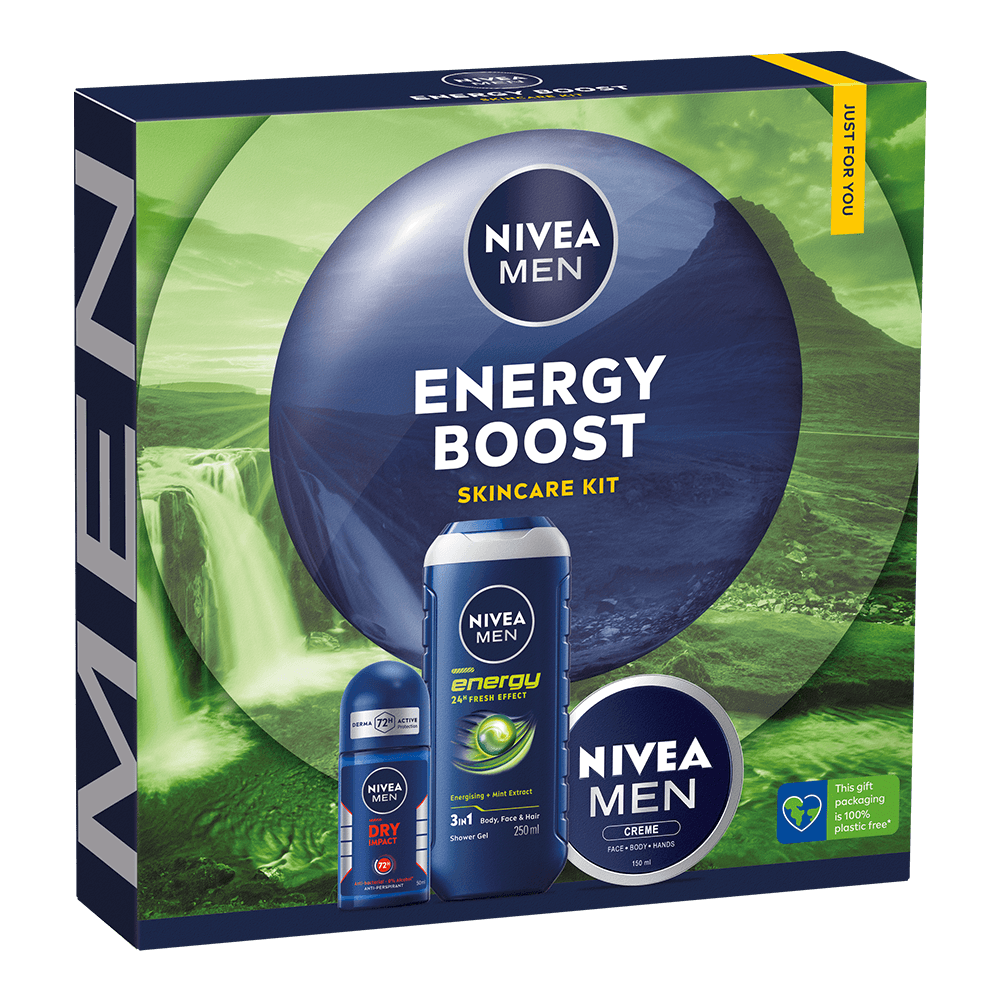 NIVEA MEN Energy Boost Giftpack 3