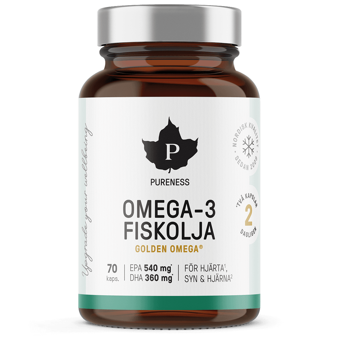 Pureness Omega-3 Fiskolja 70 kapslar