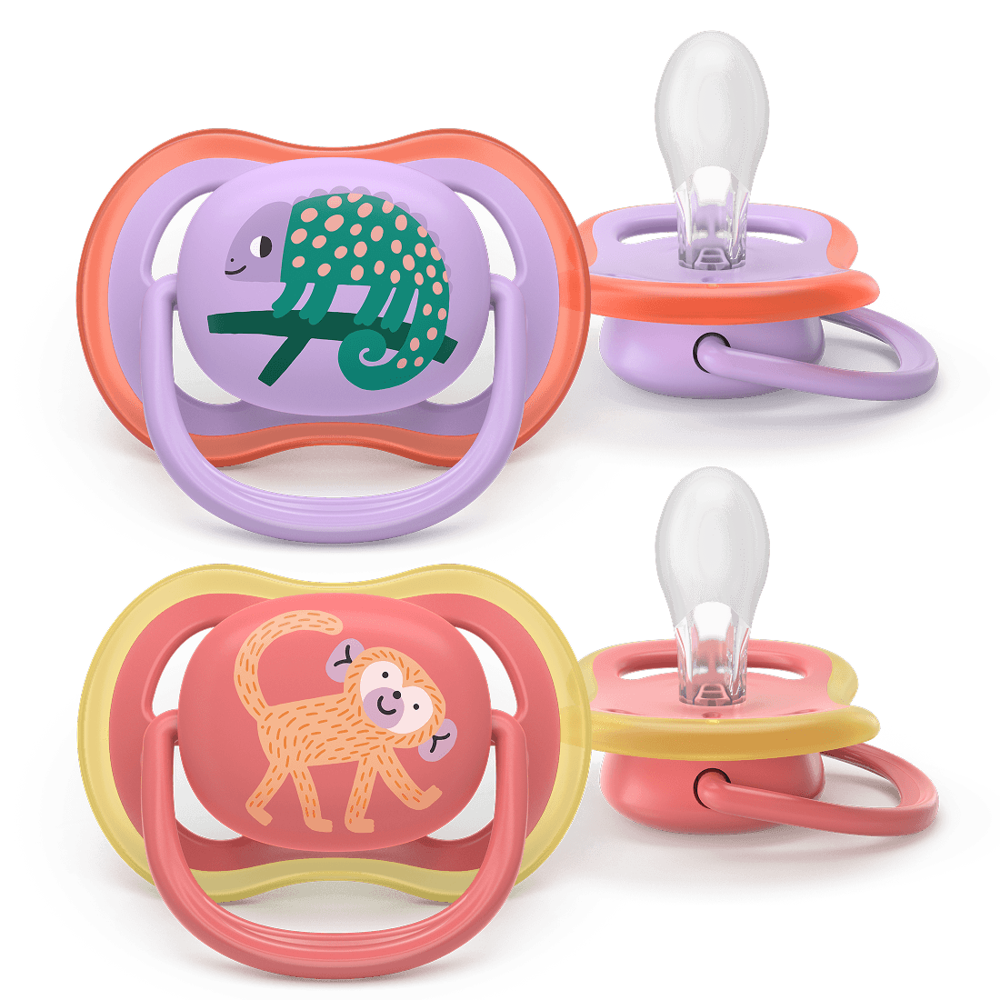 Philips Avent Ultra Air Napp Röd & Lila 18 mån+ 2-pack