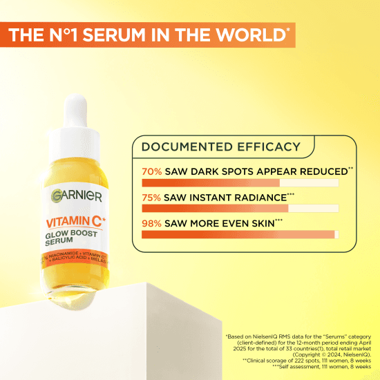 Garnier Vitamin C* Glow Boost Serum 30 ml - produktbild 3