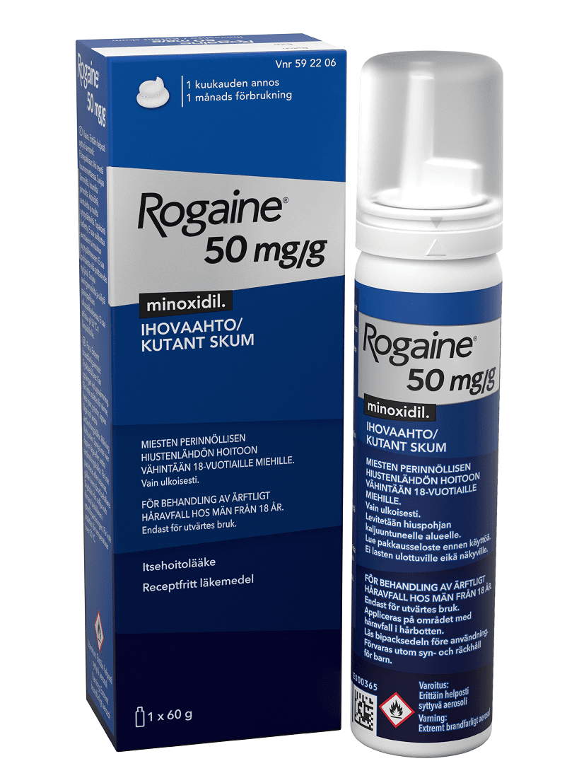 Rogaine Kutant Skum 50 mg/g 60 g