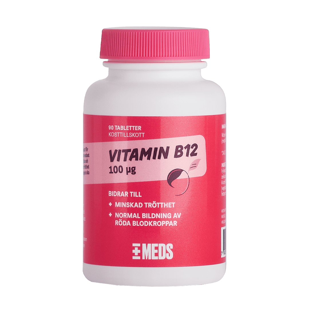 MEDS Vitamin B12 100 µg 90 tabletter
