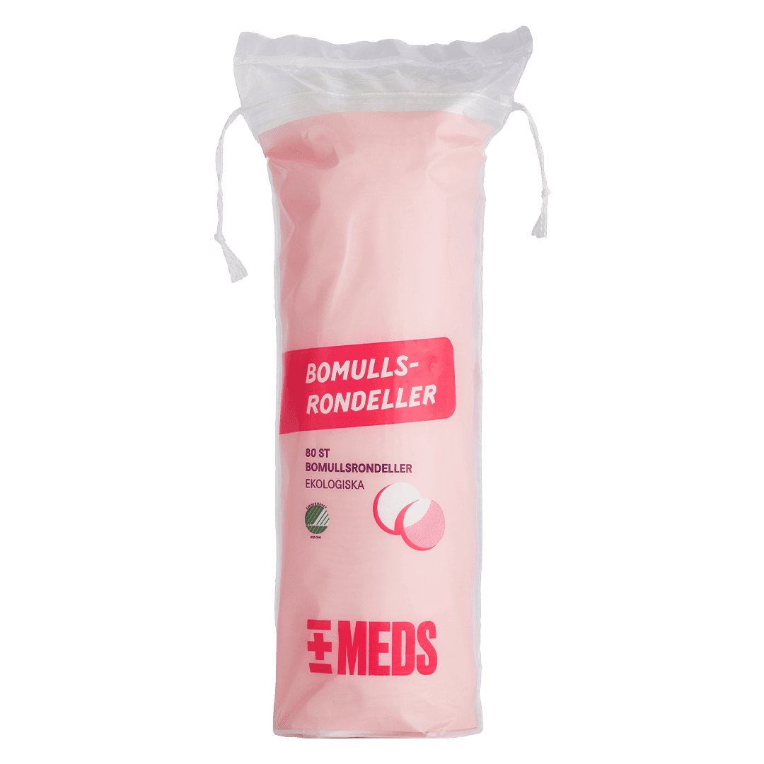 MEDS Bomullsrondeller EKO 80 st