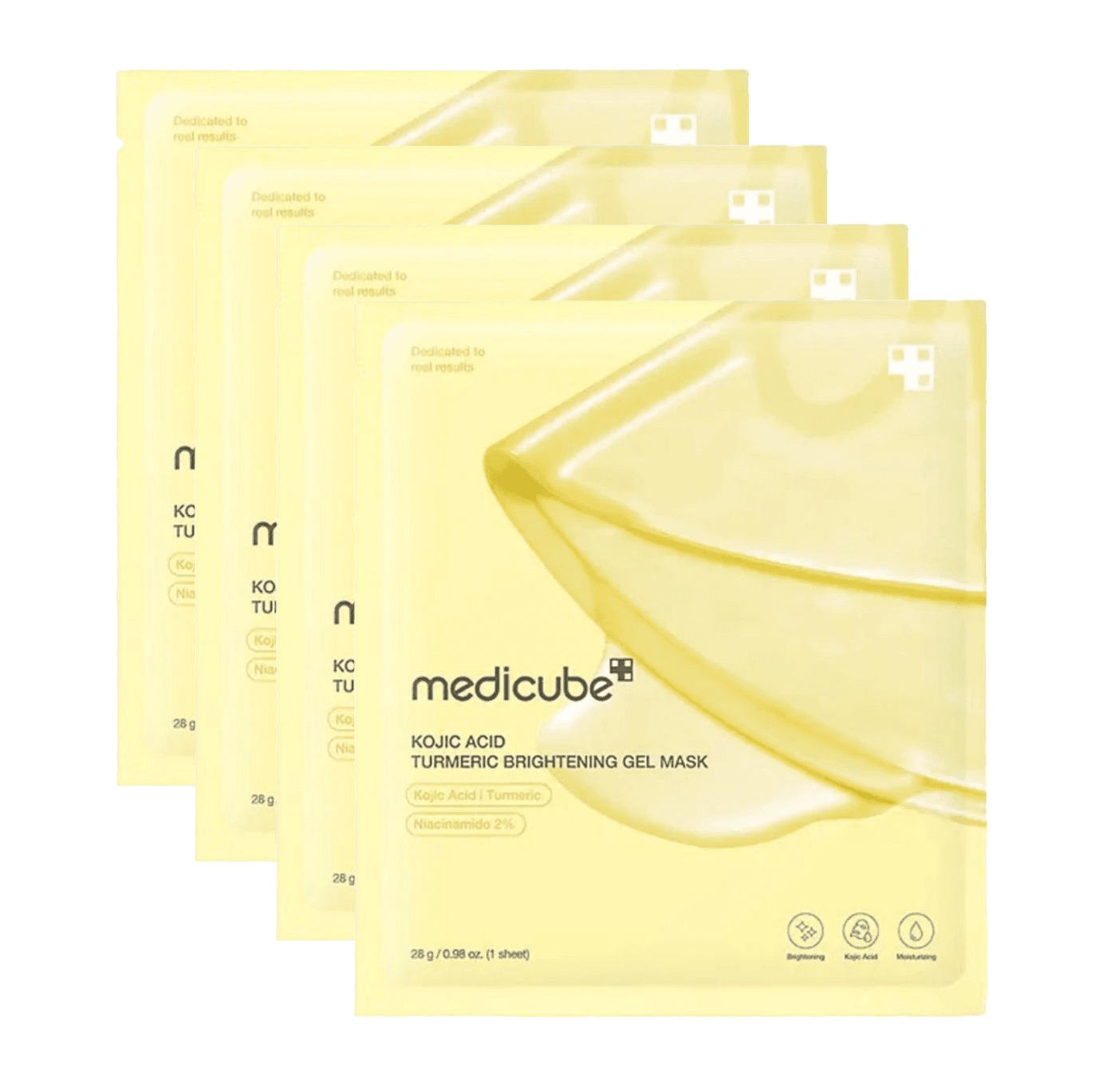 Medicube Kojic Acid Turmeric Brightening Gel Mask 4 st