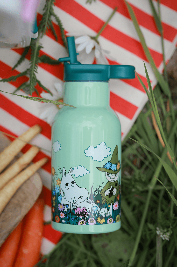 Rätt Start Vattenflaska Mumin Äng Grön 340 ml - produktbild 3