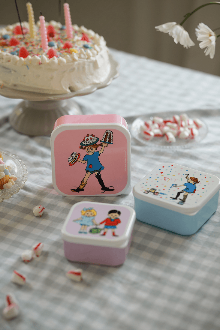 Rätt Start Snackbox Pippi Födelsedag 3-pack - produktbild 2