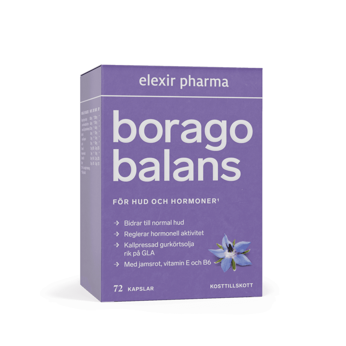 Elexir Pharma Borago Balans 72 kapslar