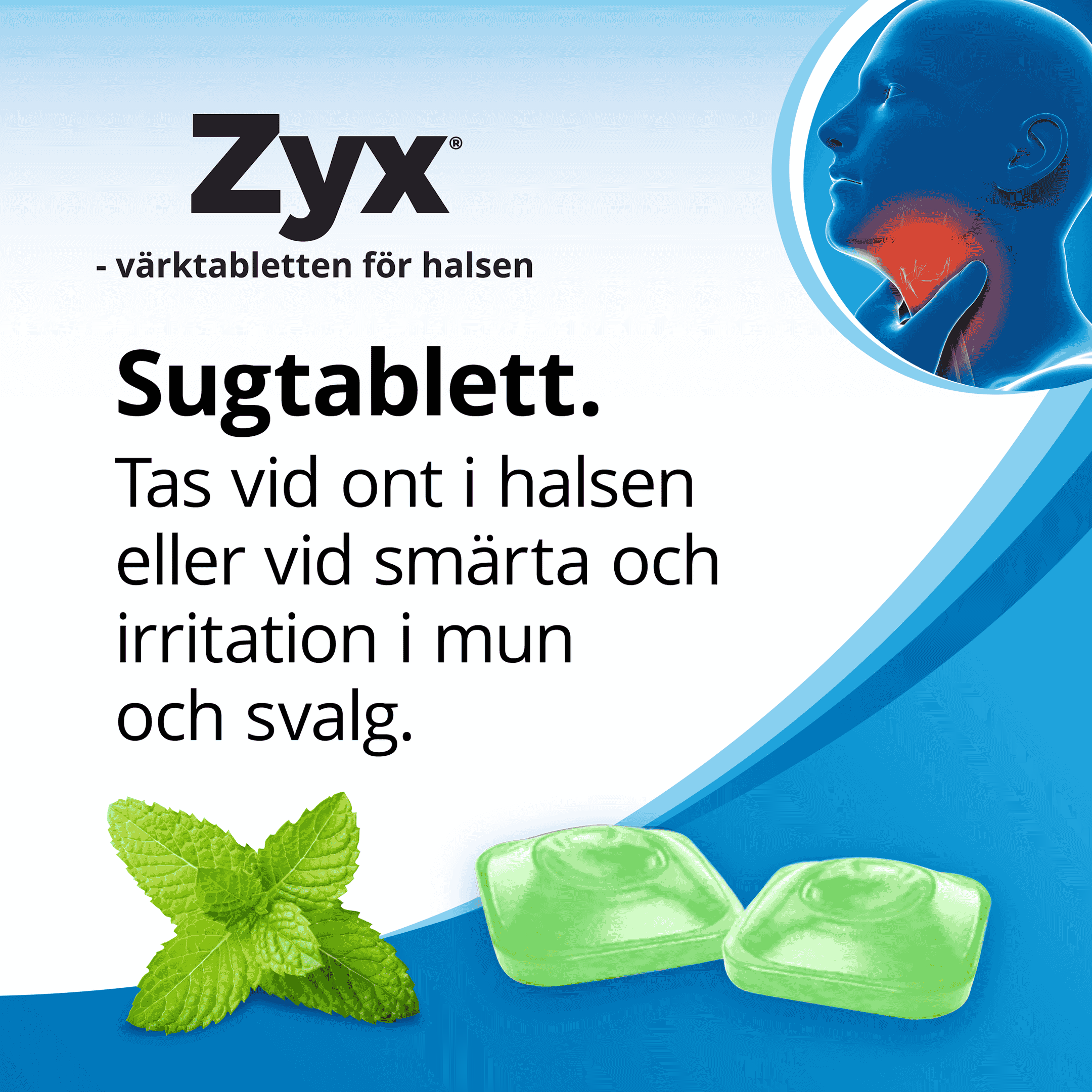 Zyx Mint 3 mg 20 sugtabletter 2