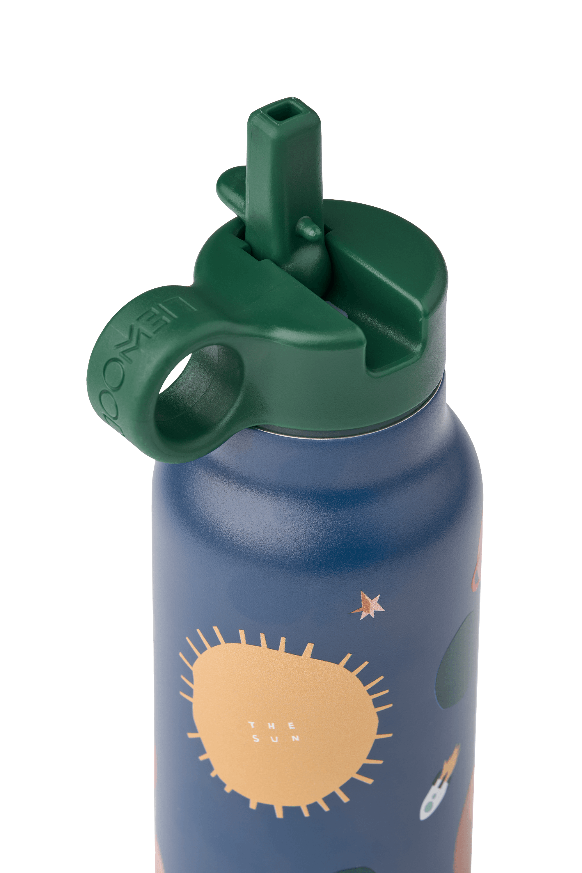 LIEWOOD Falk Vattenflaska Universe/Classic Navy 350 ml - produktbild 2