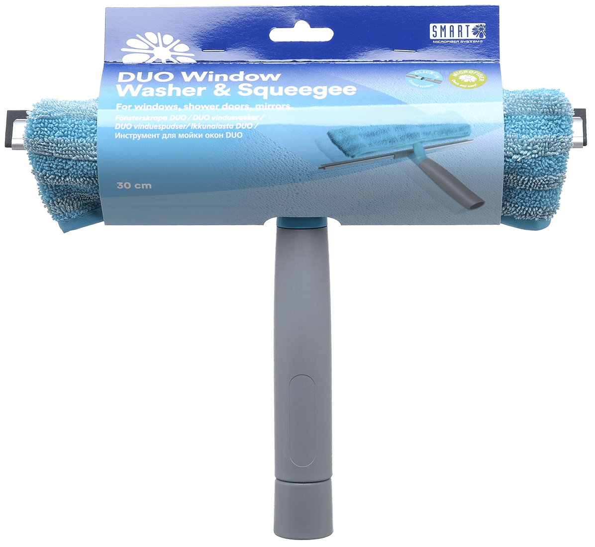 Smart Microfiber Fönsterskrapa Duo