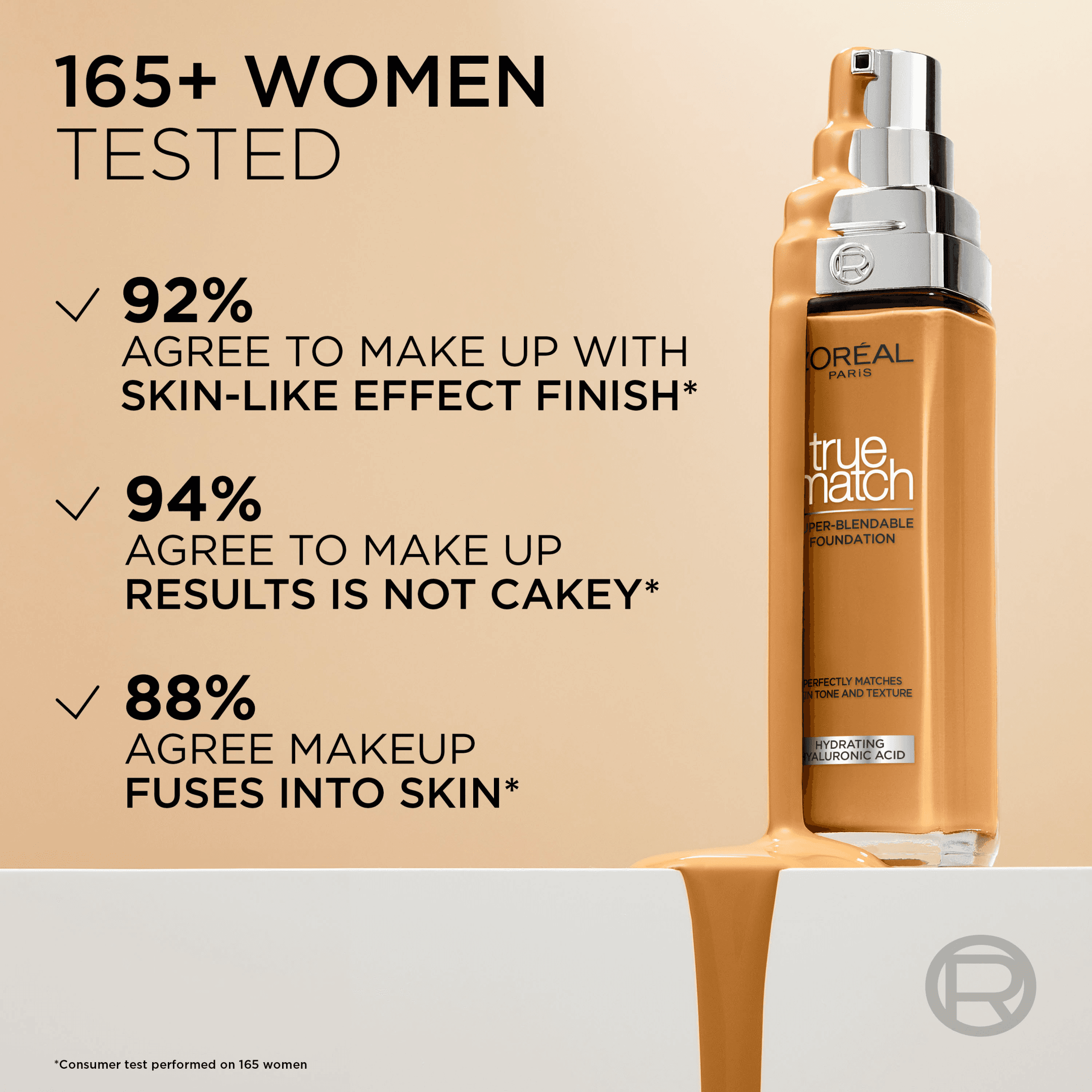 L'Oréal Paris True Match Super-Blendable Foundation 5.W 30 ml - produktbild 4