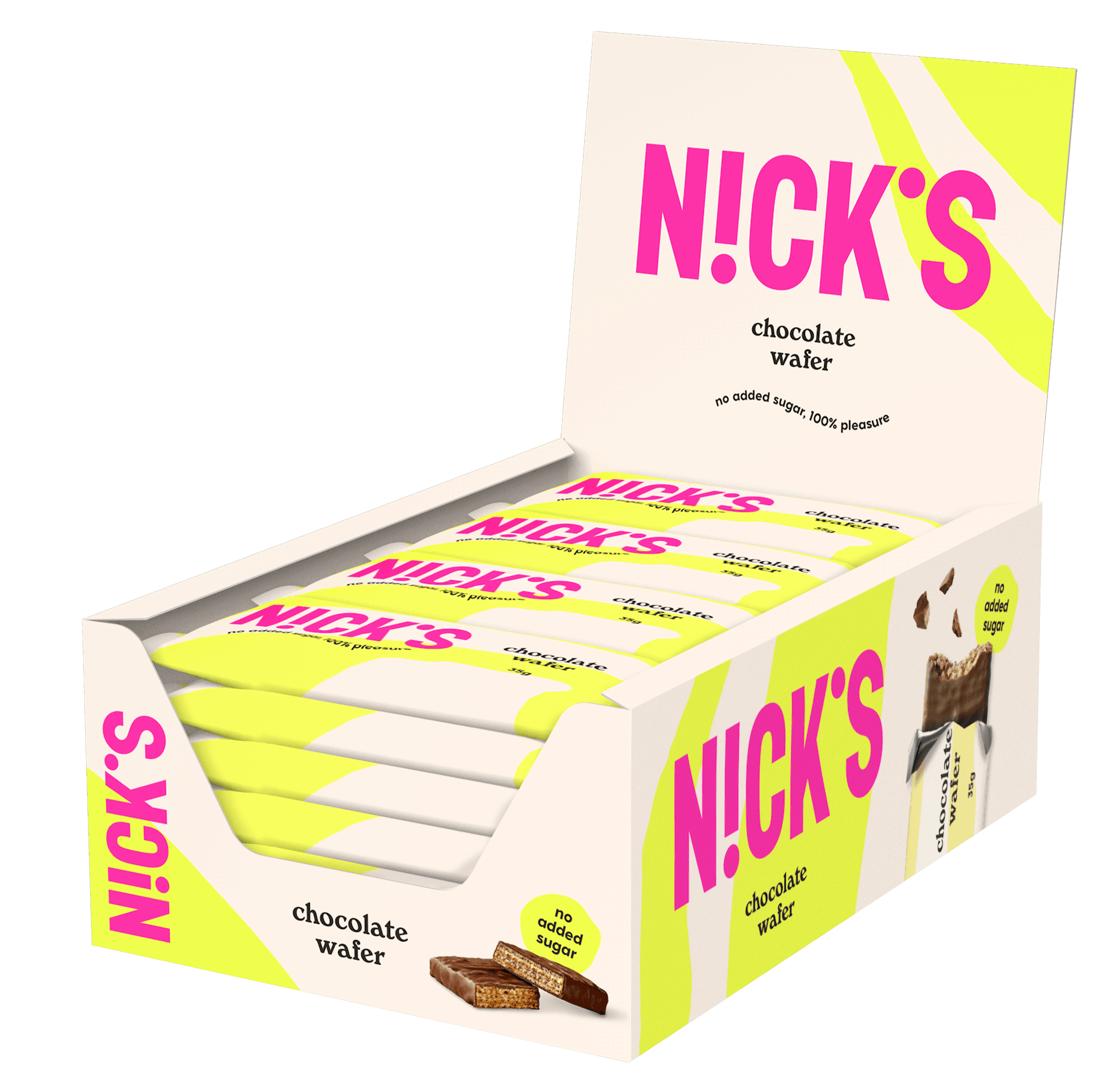 Nicks Chocolate Wafer 35 g 24-pack