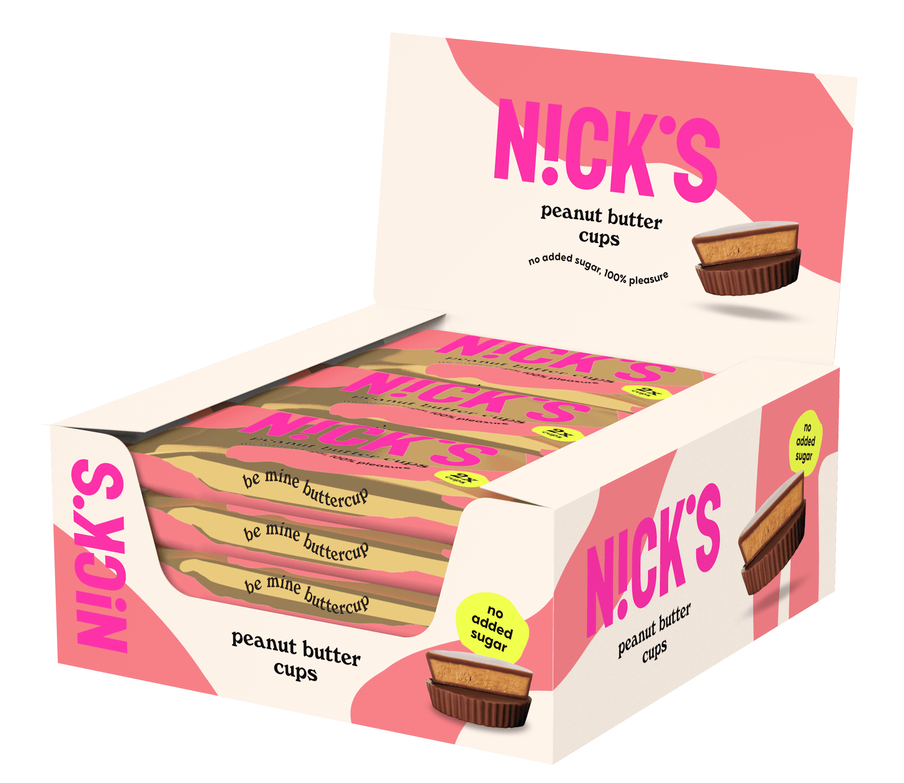 Nicks Peanut Butter Cups 30 g 12-pack