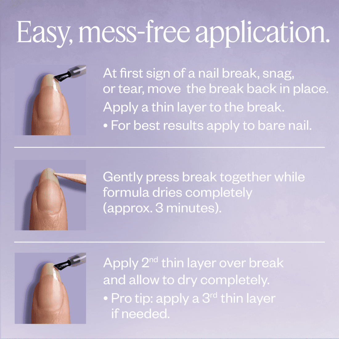 essie Break Fix Reparerande Nagellim 7 ml - produktbild 5